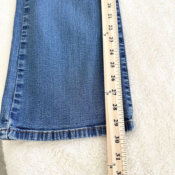 Levi's 512 Slimming Women's Jeans Size 10M Blue Stretch Mid Rise Straight Leg - Picture 9 of 10